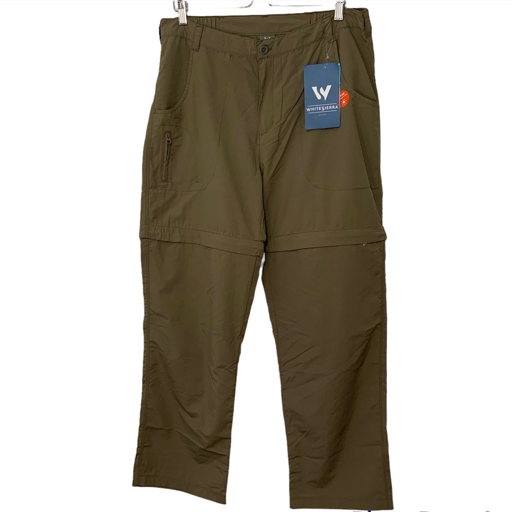 White Sierra Zip Off Convertible Pants NWT